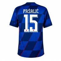 Maglie da calcio Croazia Mario Pasalic #15 Seconda Maglia Europei 2024 Manica Corta